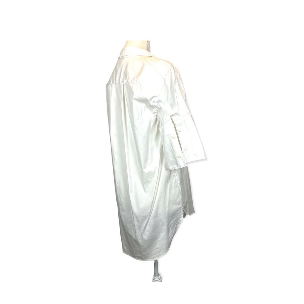 H&M L.O.G.G.oversized white button down blouse - Picture 5 of 6